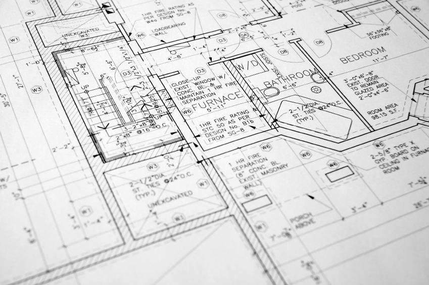 Construction plans and blueprints